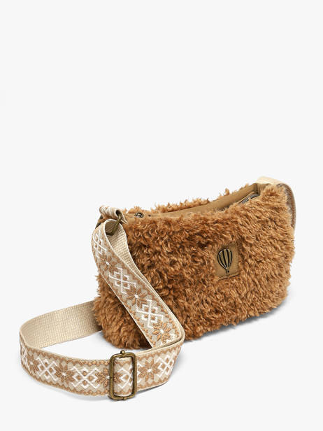 Shoulder Bag Winter Le voyage en panier Brown winter AHP323 other view 1
