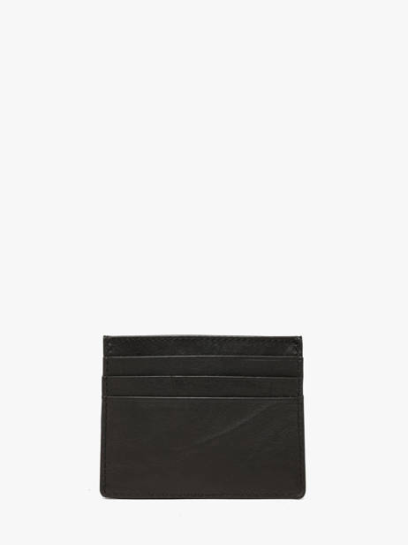 Leather Liam Card Holder Rfid Icon Black liam A21 other view 2