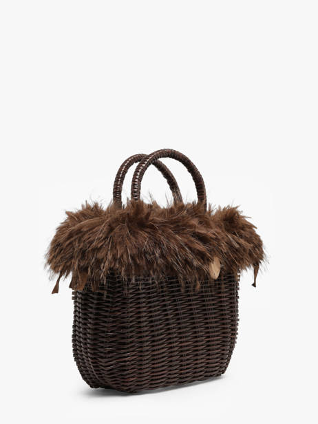 Handbag Doudou Le voyage en panier Brown doudou S other view 1