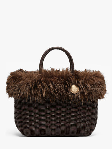 Handbag Doudou Le voyage en panier Brown doudou L
