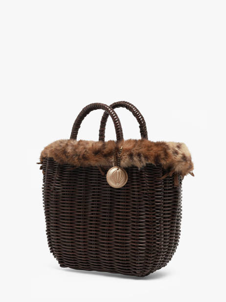 Handbag Doudou Le voyage en panier Brown doudou S other view 1