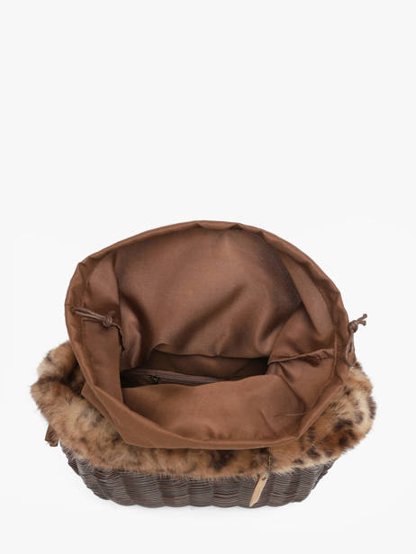 Handbag Doudou Le voyage en panier Brown doudou S other view 2