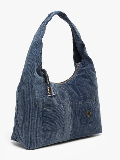 Shoulder Bag Denim Le voyage en panier Blue denim AHP340 other view 1