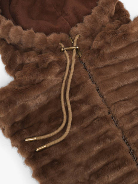 Scarf Le voyage en panier Brown accessoires AHC008 other view 1