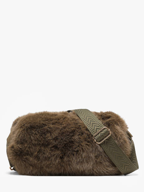 Shoulder Bag Doudou Le voyage en panier Green doudou AHP310 other view 3