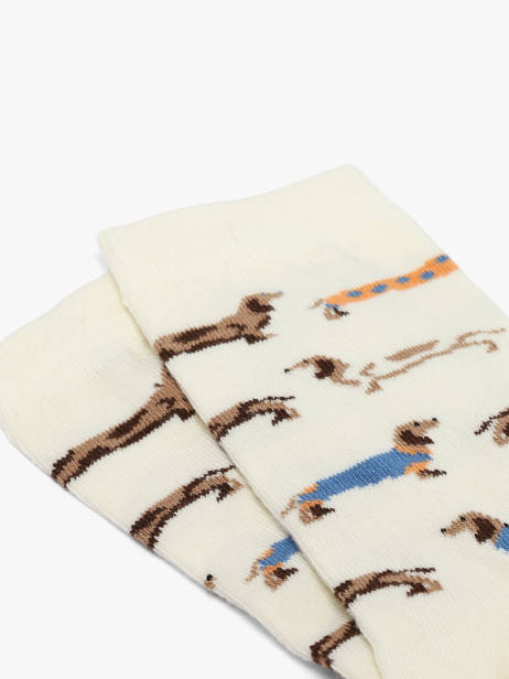Socks Besocks Beige socks women L other view 1