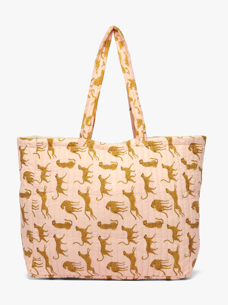 Sac Porté épaule A4 Cabas Coton Byzantine Multicolore cabas FAU vue secondaire 4