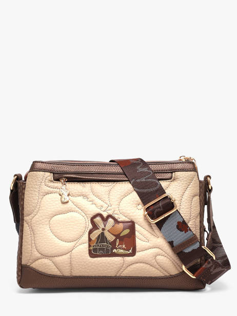 Sac Bandoulière Tulip Anekke Beige tulip 43703184 vue secondaire 3