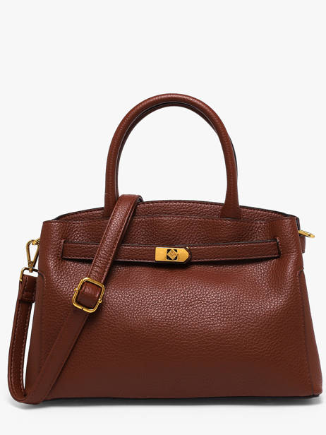 Sac Porté Main Azelie Ii Ted lapidus Marron azelie ii TLXF5652