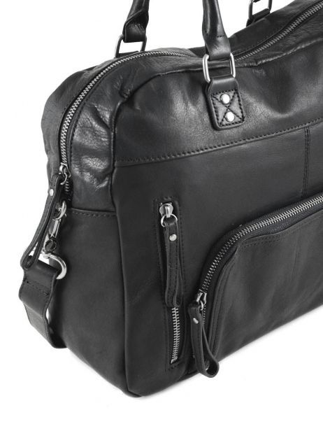 Sac Macy Cuir Nat et nin Noir vintage MACY vue secondaire 1