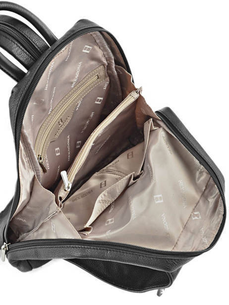 Backpack Leather Hexagona Black confort 464783 other view 5