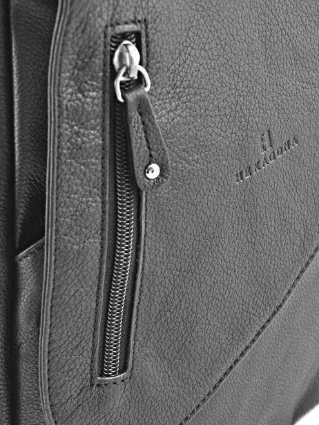 Backpack Leather Hexagona Black confort 464783 other view 1