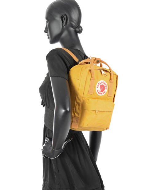 Backpack Kånken 1 Compartment Fjallraven Yellow kanken 23561 other view 2