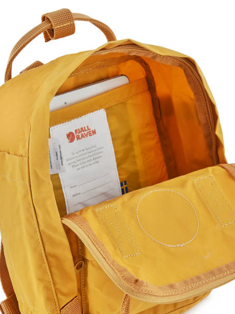 Backpack Kånken 1 Compartment Fjallraven Yellow kanken 23561 other view 4