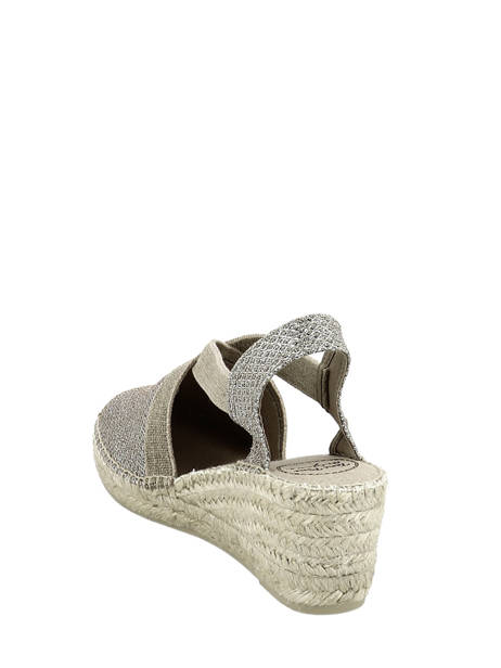 Espadrilles Triton Toni pons Argent women TRITON vue secondaire 3