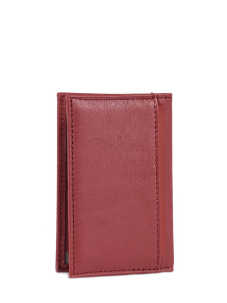 Porte Cartes Soft Cuir Hexagona Rouge soft 227492 vue secondaire 2