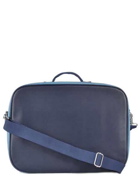 Valise Cabine Jeune premier Bleu canvas SUN19 vue secondaire 3