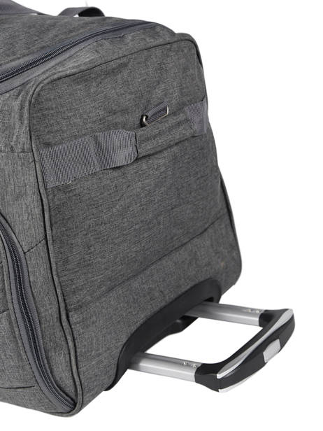 Large Travel Bag On Wheels Snow Travel Gray snow 12208-75 other view 2