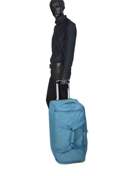 Medium Travel Bag On Wheels Snow Travel Green snow - 12208-65 other view 3