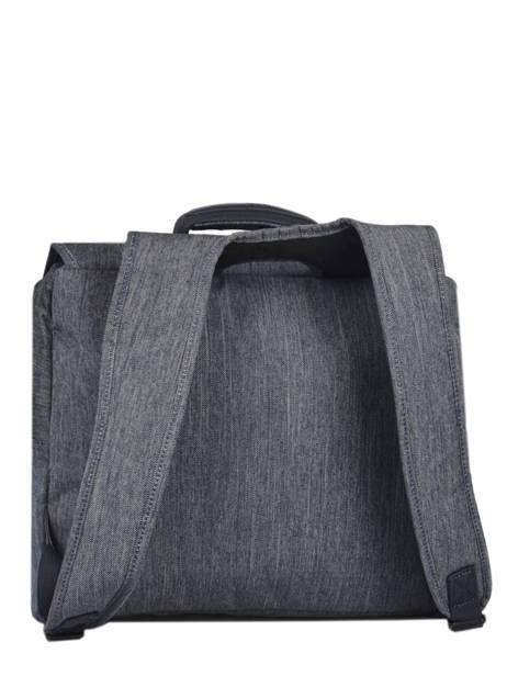 Satchel 2 Compartments Kipling Blue back to school 21092 other view 3