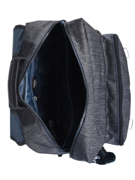 Satchel 2 Compartments Kipling Blue back to school 21092 other view 4