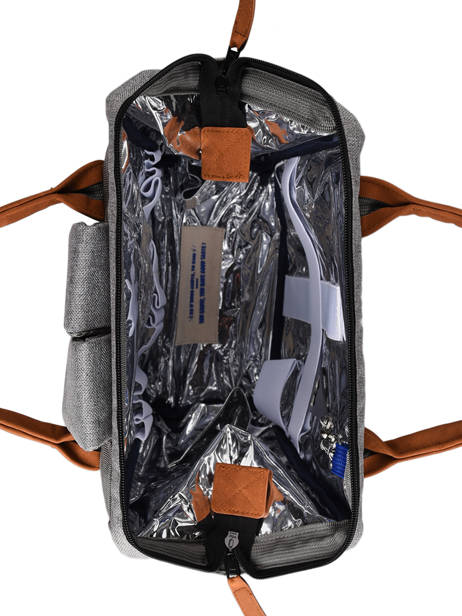 Backpack Cabaia Gray tour du monde APERO other view 6
