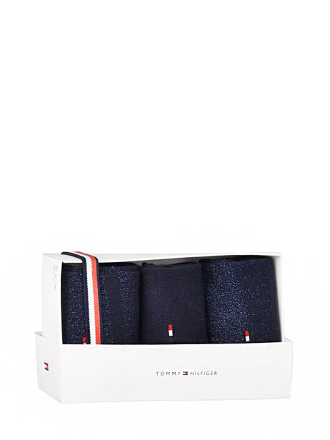 Coffret 3 Paires De Chaussettes Tommy hilfiger Bleu women 10000865 vue secondaire 3