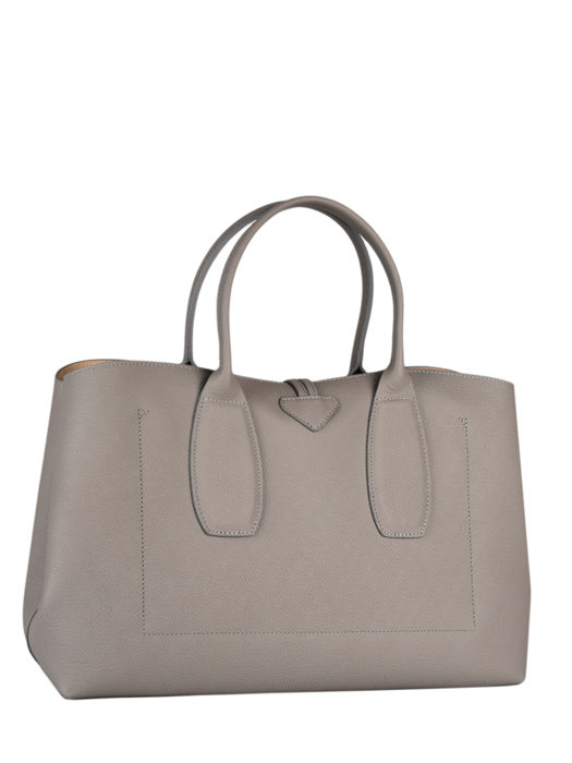 Longchamp Roseau Sacs porté main Gris