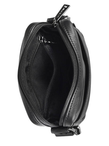 Sac Bandoulière Lancaster Noir soft vintage homme 24 vue secondaire 3