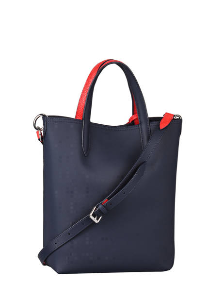 Sac Cabas A4 Reversible Anna Lacoste Bleu anna NF2991AA vue secondaire 6