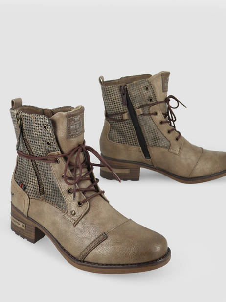 Bottines Mustang Beige accessoires 1229510 other view 3