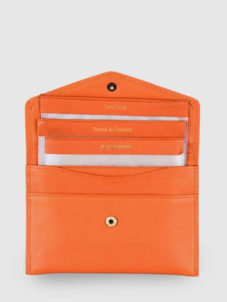 Wallet Marina Leather Katana Orange marina 753104 other view 1