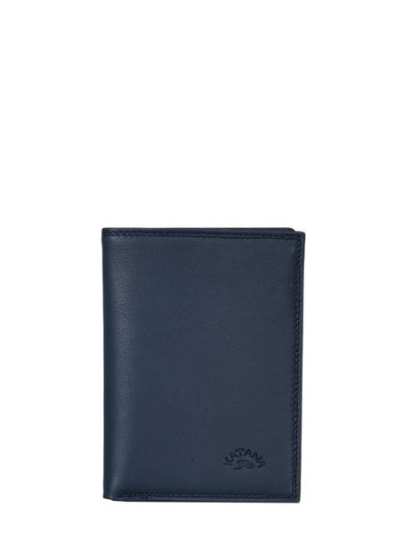 Wallet Leather Katana Blue marina 753096