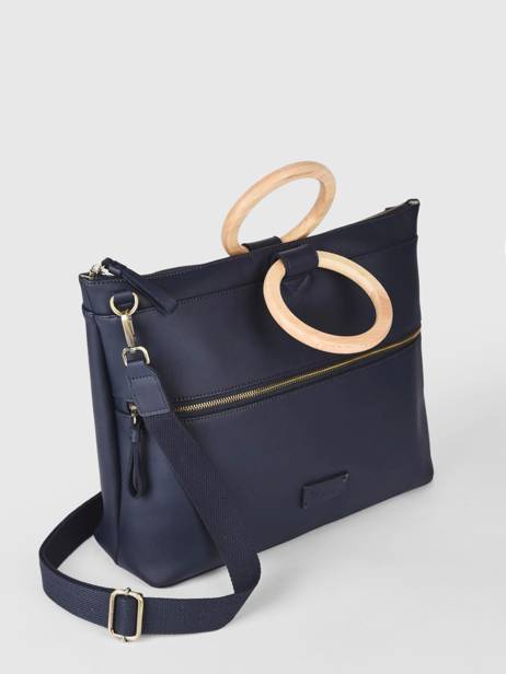 Sac Porté Main Succulente Woomen Bleu succulente WSUC05 vue secondaire 1