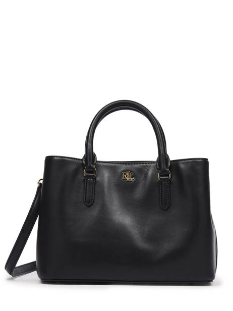 Leather Marcy 26 Satchel Lauren ralph lauren Black dryden 31876725