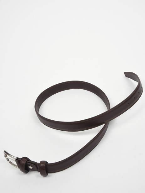 Ceinture Petit prix cuir Marron belt 30 vue secondaire 3