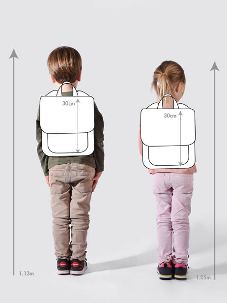 Backpack Kidzroom Pink mini 984 other view 1
