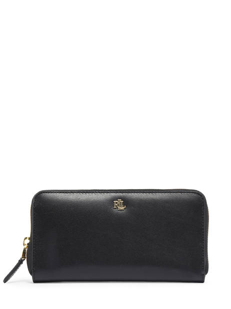 Portefeuille Dryden Cuir Lauren ralph lauren Noir dryden 32876730