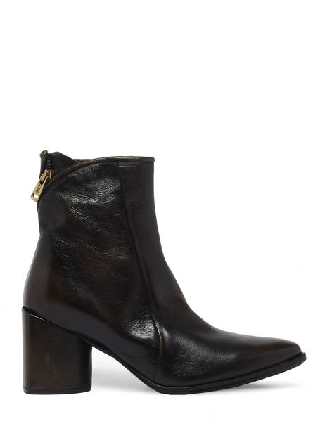 Boots En Cuir En Cuir As98 Vert women A98201