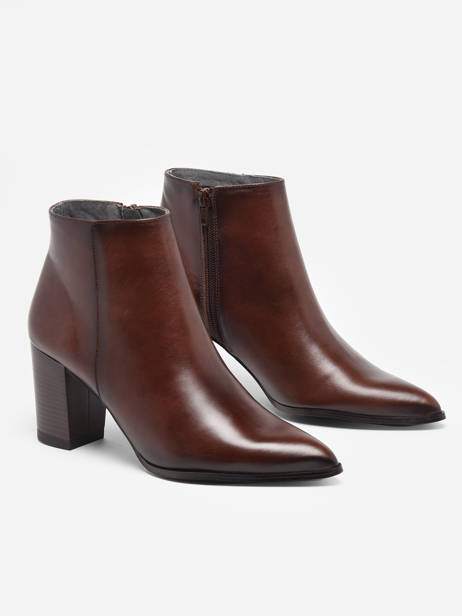 Bottines En Cuir Folie's Marron women 302CA vue secondaire 3