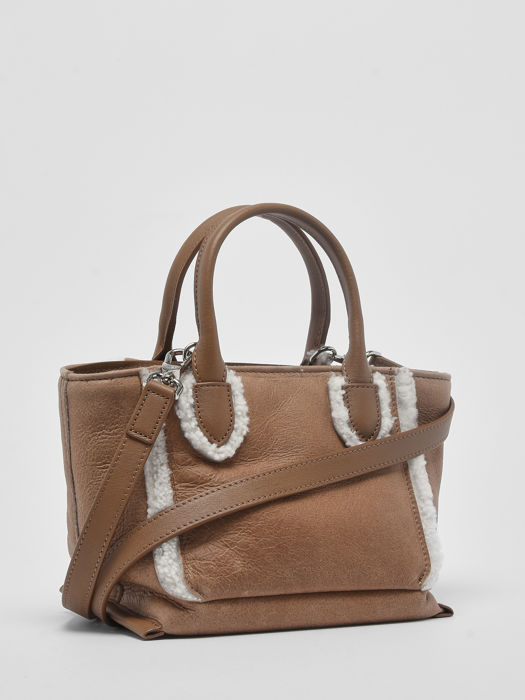 Longchamp Mailbox - shearling Sacs porté main Marron