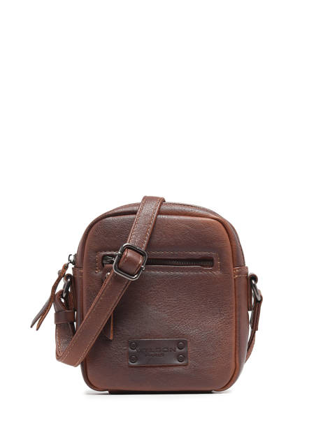 Pochette Homme Wylson Marron hanoi 1