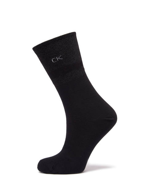 Paire De Chaussettes Calvin klein jeans Noir socks women 71219847