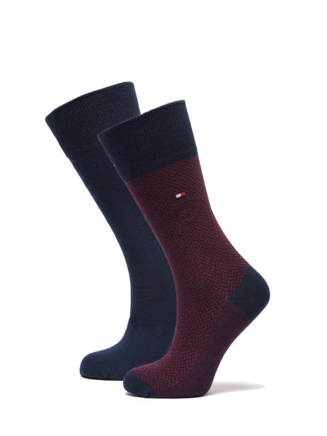 Lot De 2 Paires De Chaussettes Tommy hilfiger Multicolore socks men 71220237