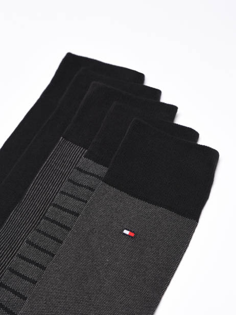 Lot De 5 Paires De Chaussettes Tommy hilfiger Noir socks men 71220144 vue secondaire 2