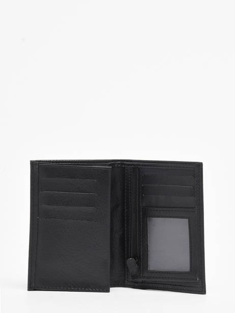 Portefeuille Porte-monnaie Cuir Miniprix Noir essentiel 8319 vue secondaire 1