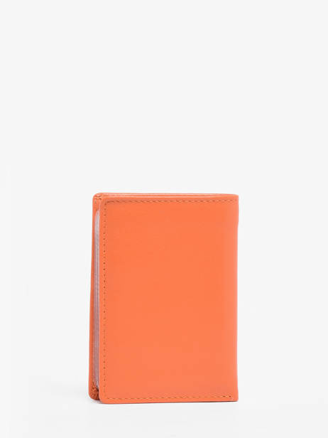 Porte-cartes Cuir Petit prix cuir Orange supreme FA205 vue secondaire 2