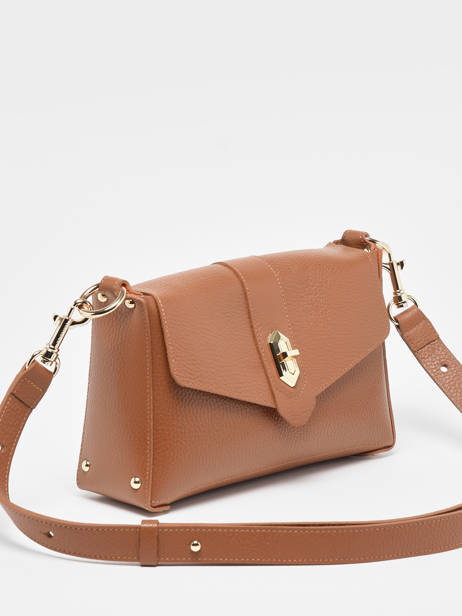 Sac Bandoulière Foulonne Double Cuir Lancaster Marron foulonne double 53 vue secondaire 2