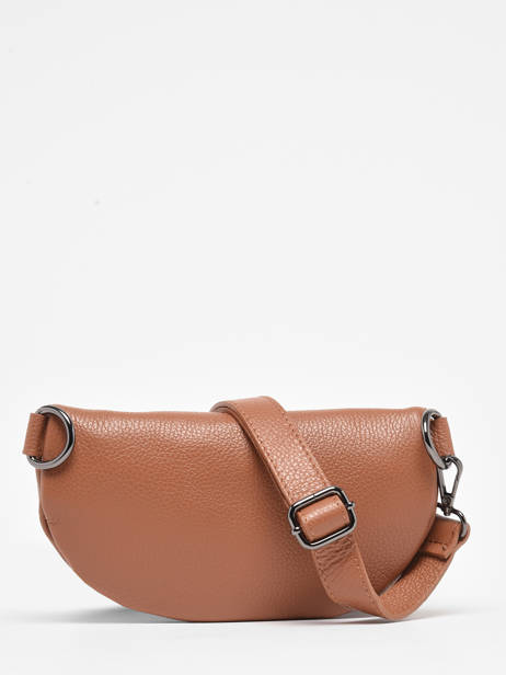 Sac Banane Caviar Cuir Milano Marron caviar CA19091B vue secondaire 4