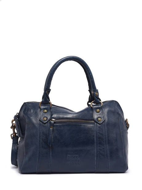 Sac Porté Main Cow Basilic pepper Bleu cow BCOW47